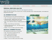 Tablet Screenshot of digitalswimcoach.com